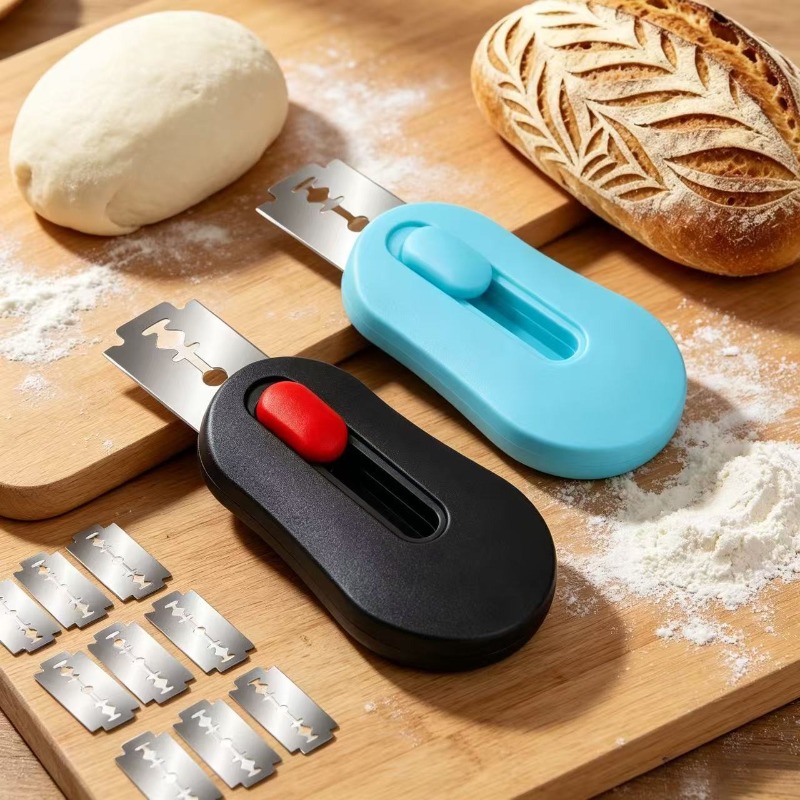 Bread Lame Scoring - Hochwertiges, herausnehmbares und magnetisches Brotmesser zum