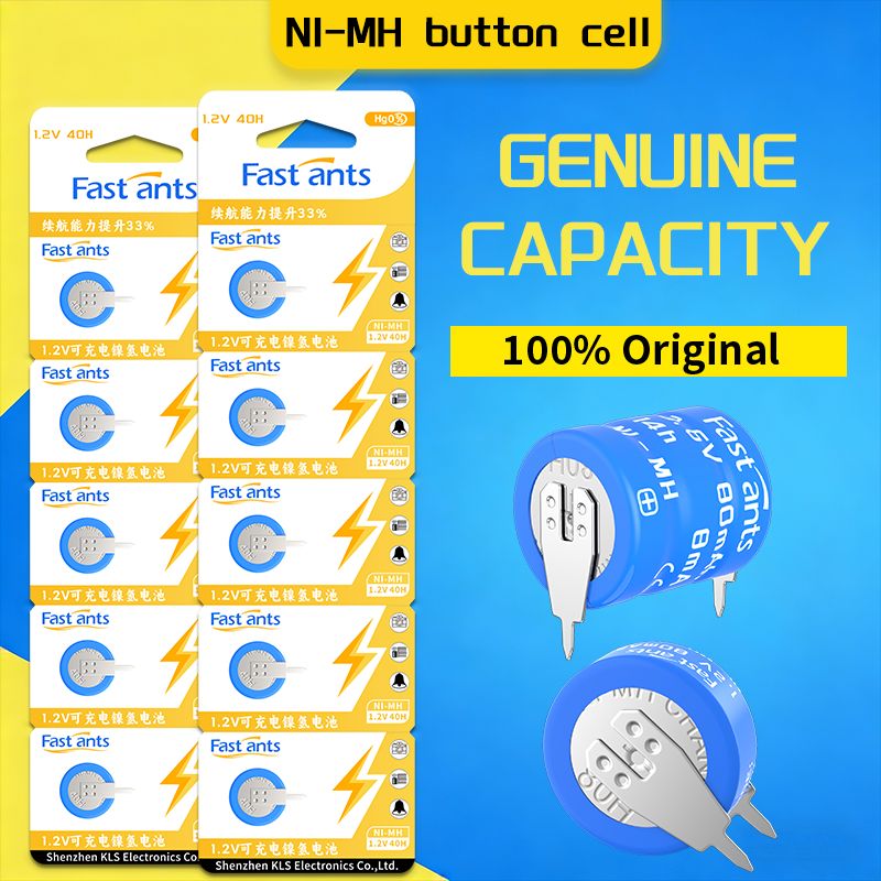 Kitchen Baking Timer - 1,2V 40mAh 40H Ni-MH Knopfzellen-Akku für