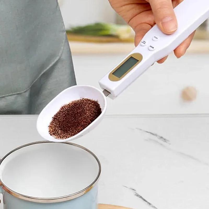 Kitchen Baking Scale - Digitale Küchenwaage, Mini-Löffelwaage, LCD-Elektronische Lebensmittelwaage, 0,1-500g,