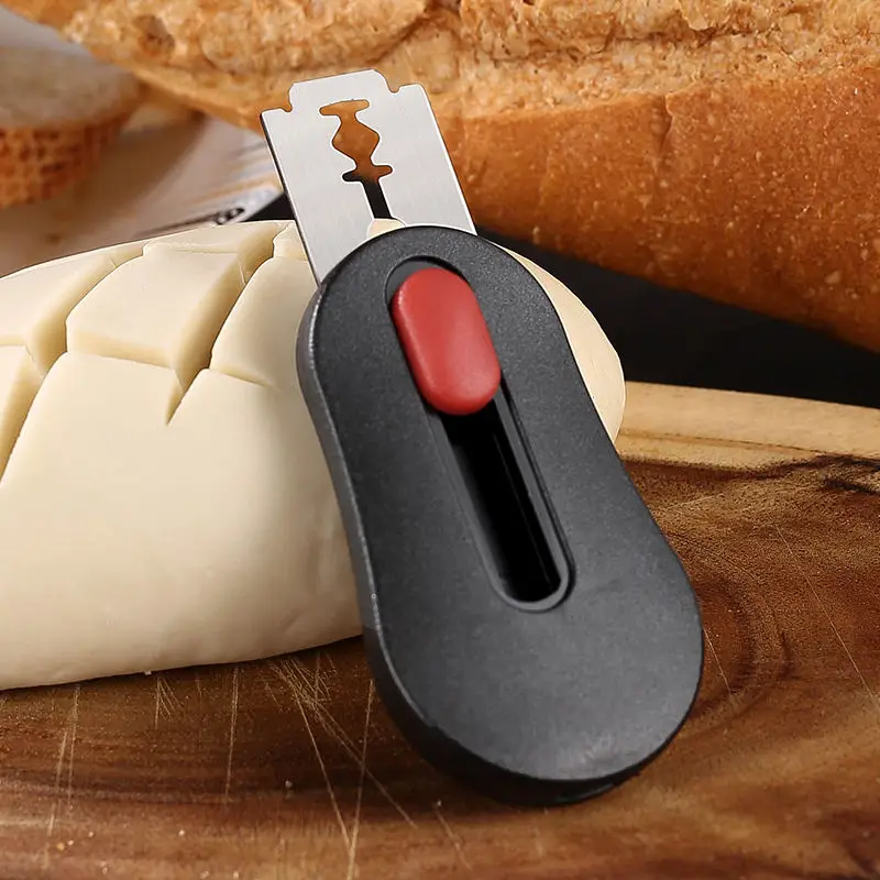 Bread Lame Scoring - Brot-Lame-Score-Werkzeug, Sauerteig-Teigschneiden mit 5 magnetischen Klingen,