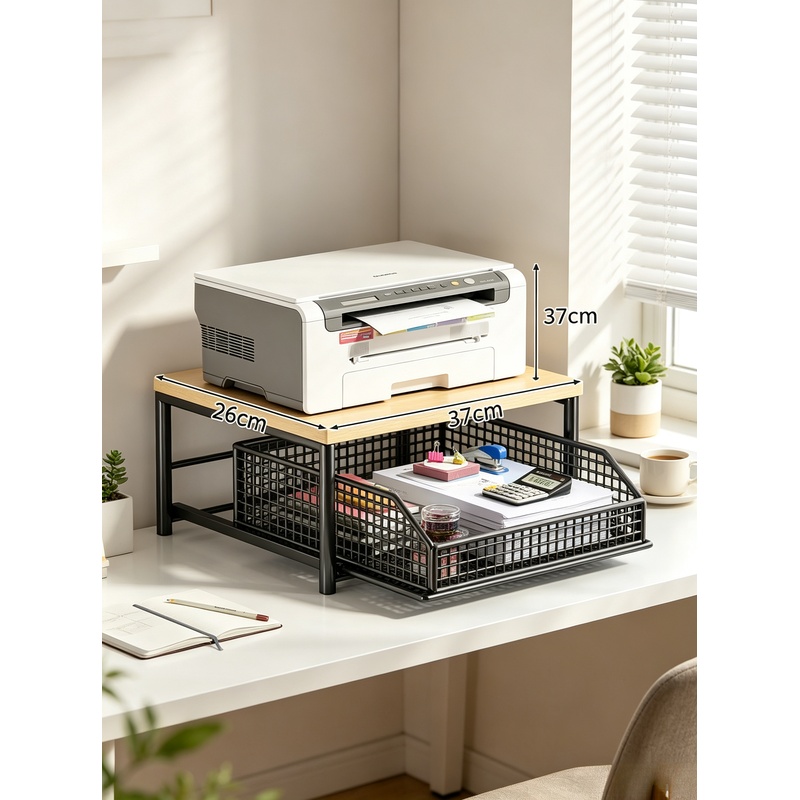 Kitchen Baking Drawer - Vertikaler Mikrowellenständer mit Schublade & Backrost,