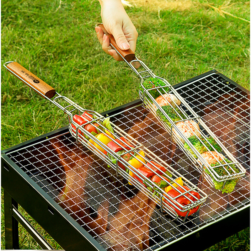 Kitchen Baking Utensils - 304 Edelstahl Grill käfig Camping Stall
