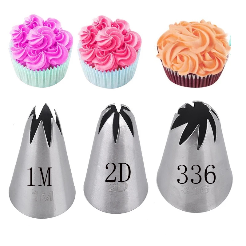 Decorating Tip Set - 1/3 stücke Rose Gebäck Düsen Kuchen