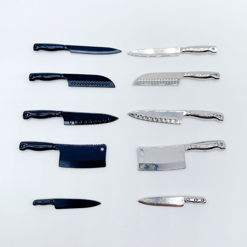 Kitchen Q - 1/12 Puppenhaus Mini Messer Modell Puppenhaus