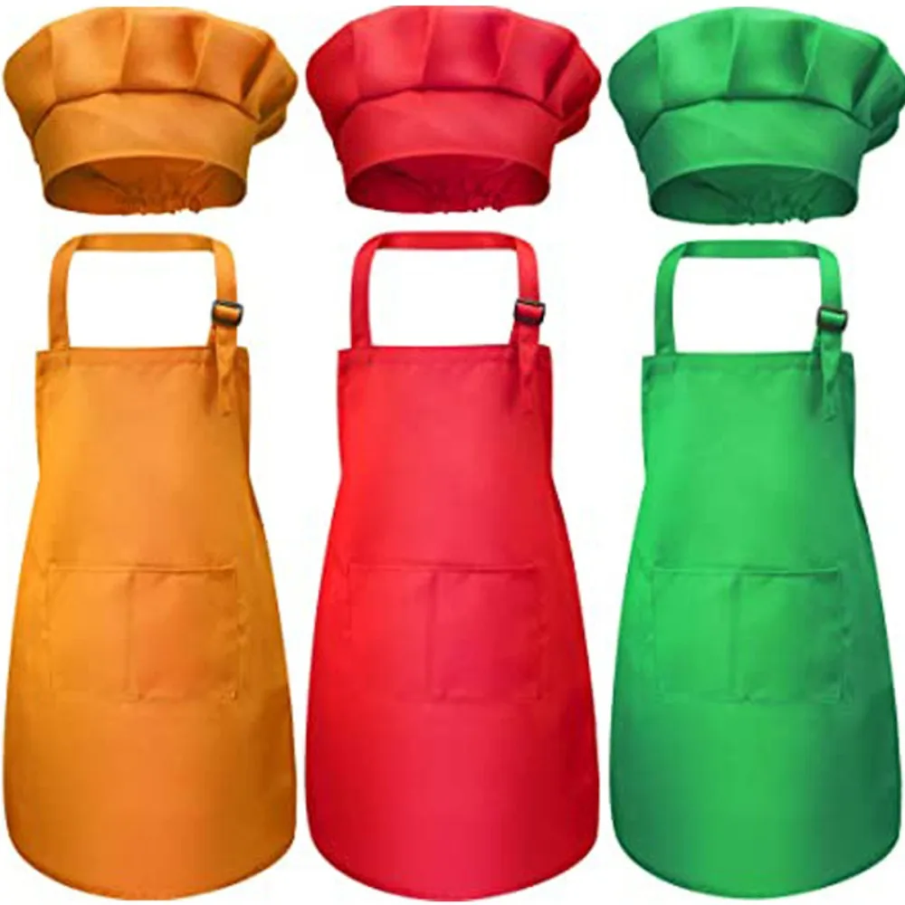 Kitchen Kids Baking Set - Kinder-Kochschürze mit Vordertasche, Latzschürze für Jungen