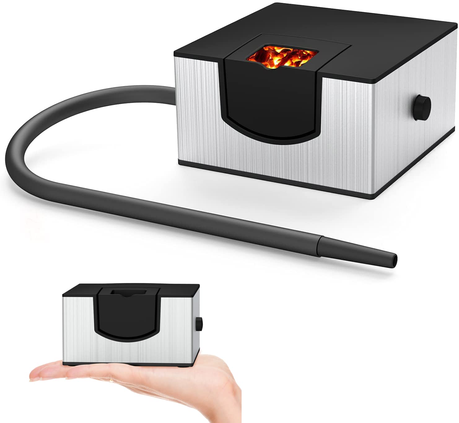Kitchen Baking Timer - Tragbarer Cocktail-Räuchergerät, Kaltraucherpistole, Whisky-Rauch-Ei, Generator für
