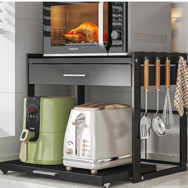 Kitchen Baking Drawer - Praktisches Ausziehbares Schubladenregal, Arbeitsplatten-Ofenständer & -Gestell,