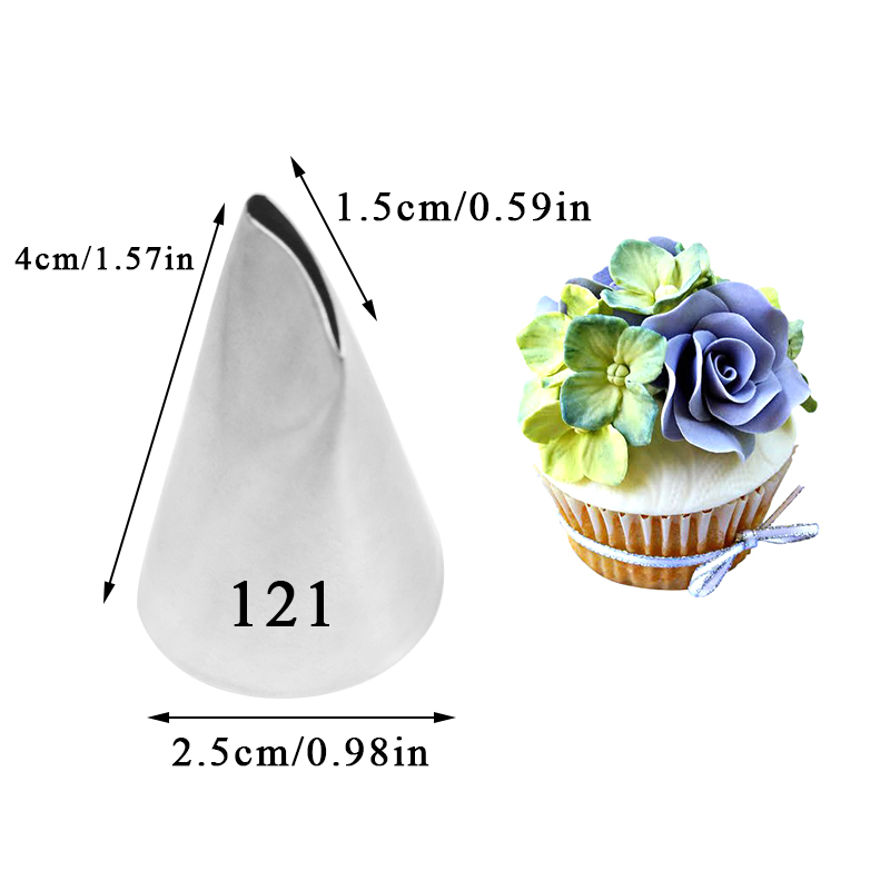 #120 Rosenblüten creme Rohr dü – Decorating Tip Set Bewertung und Preis