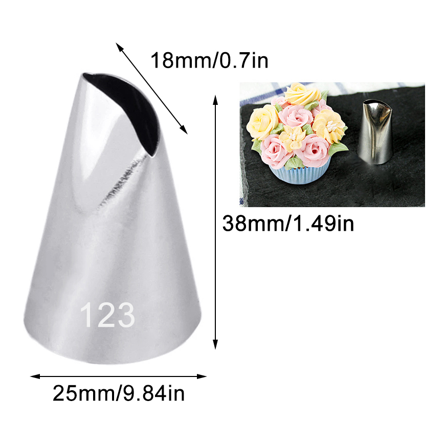 #120 Rosenblüten creme Rohr dü – Decorating Tip Set Bewertung und Preis