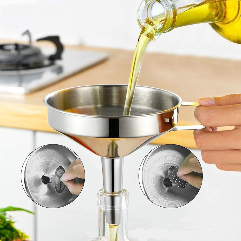 1 Stück Edelstahl-Öltrichter m – Kitchen Q Bewertung und Preis