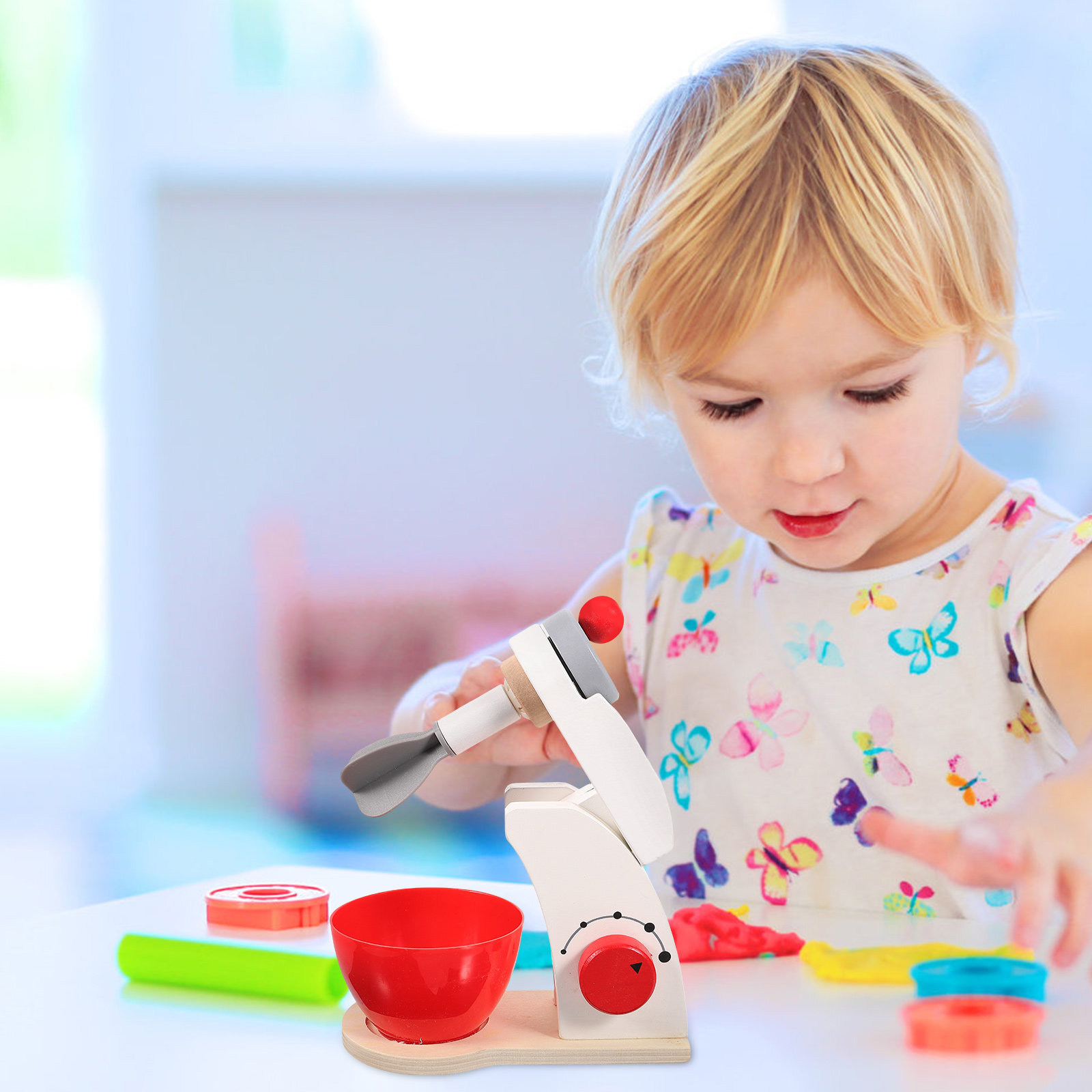 Holz-Küchenmixer Weiß Modernes – Kitchen Kids Baking Set Bewertung und Preis