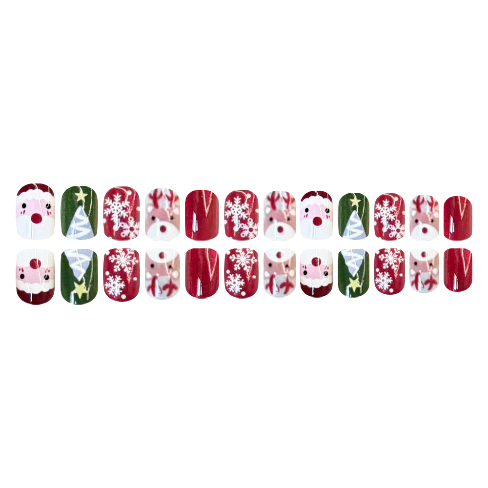 Weihnachts-Press-on-Nägel mit  – Decorating Tip Set Bewertung und Preis