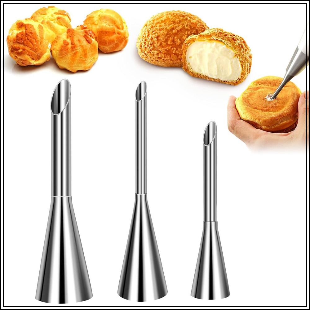 Langes Sahne-Spritzdüsen-Set - – Decorating Tip Set Bewertung und Preis
