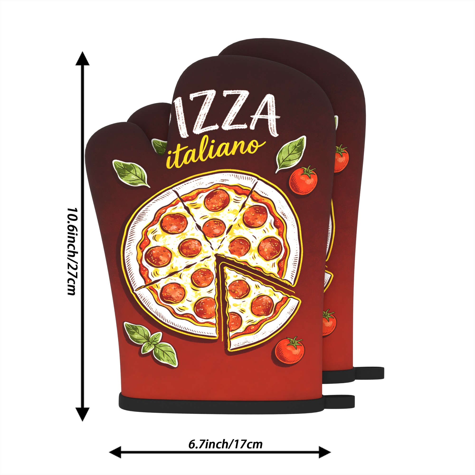 Pizza Italiano Bedruckte Ofenh – Kitchen Baking Machine Bewertung und Preis