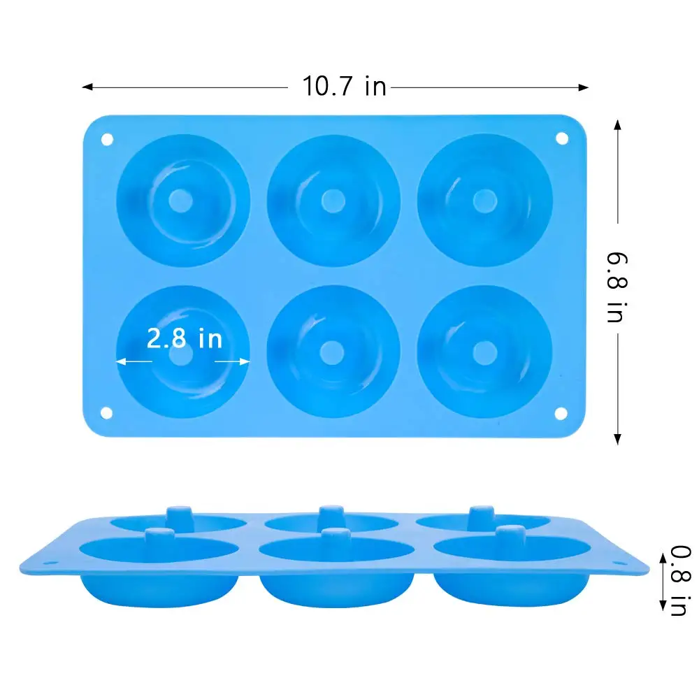 6-Loch-Silikon-Donut-Form, Bac – Kitchen Baking Utensils Bewertung und Preis