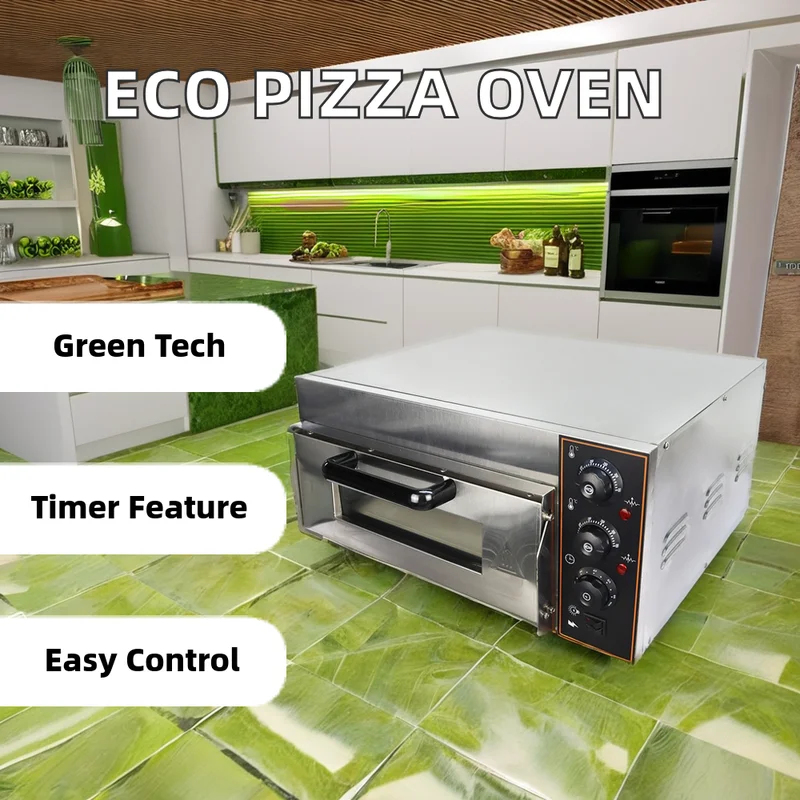 Edelstahl-Einzeldeck-Pizzaofen – Commercial Kitchen Baking Equipment Bewertung und Preis