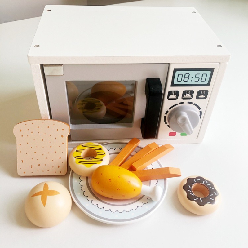 Holz-Mikrowellen-Backofen-Spie – Kitchen Kids Baking Set Bewertung und Preis