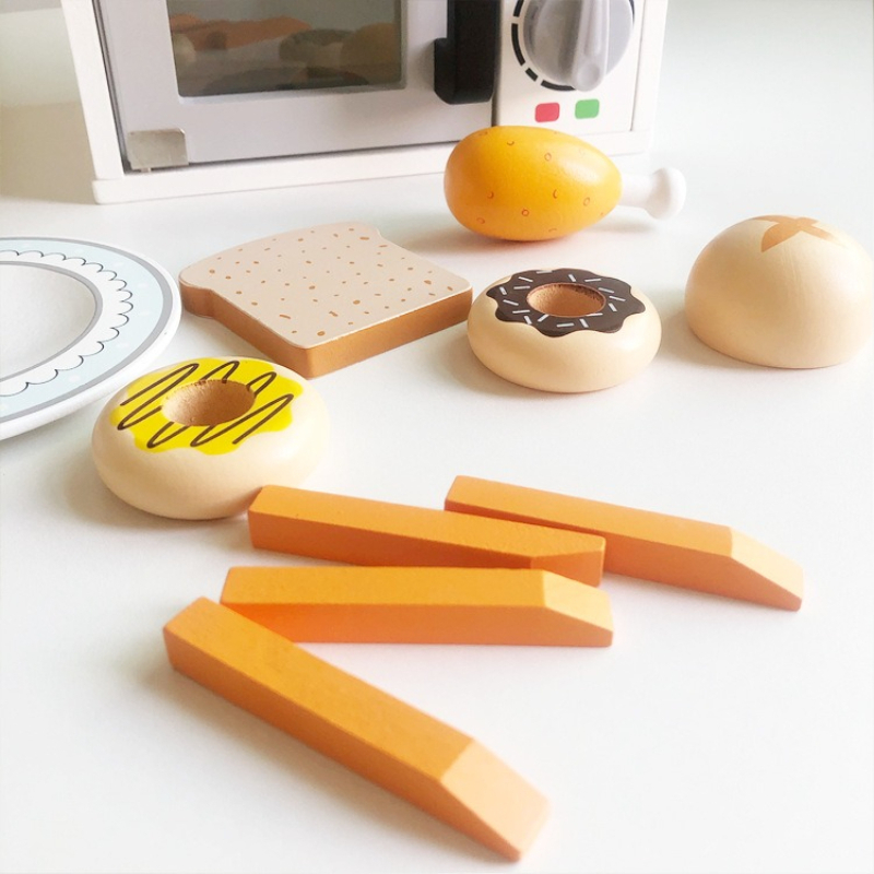 Holz-Mikrowellen-Backofen-Spie – Kitchen Kids Baking Set Bewertung und Preis