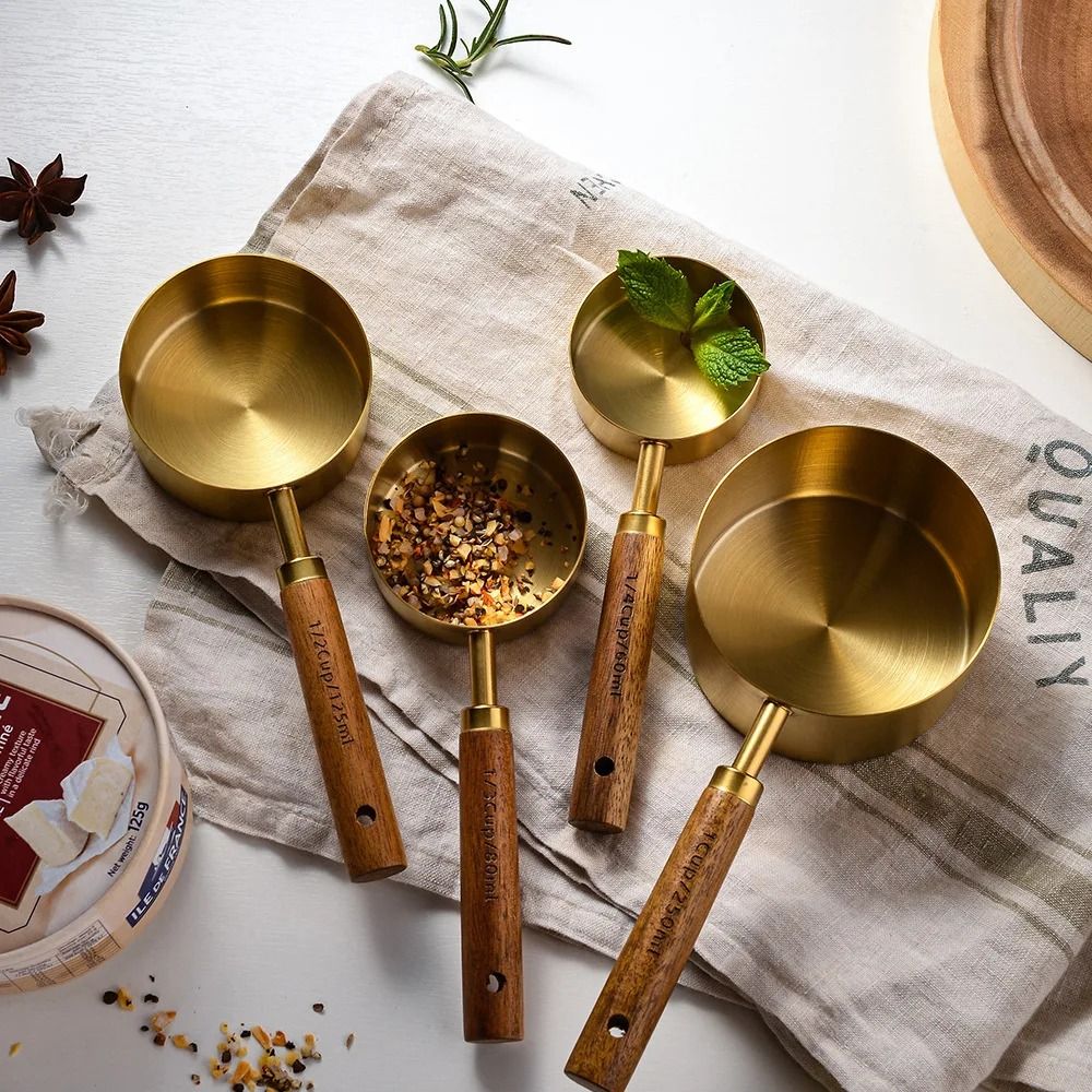 Edelstahl-Messlöffel und -bech – Kitchen Baking Scale Bewertung und Preis