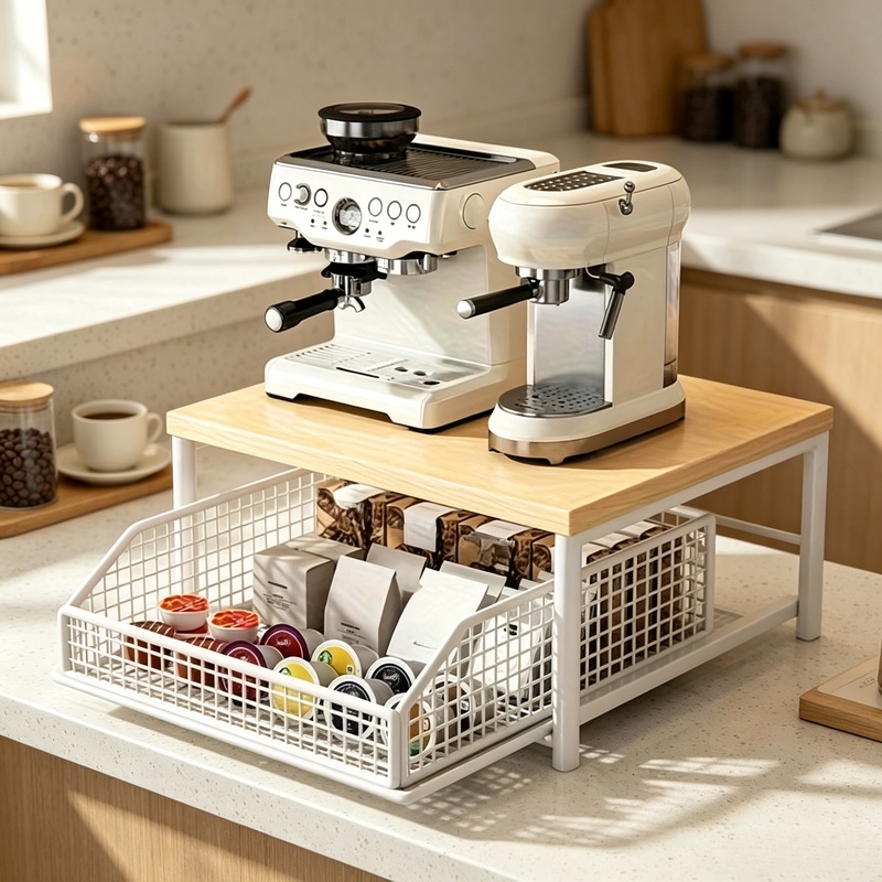 Vertikaler Mikrowellenständer  – Kitchen Baking Drawer Bewertung und Preis