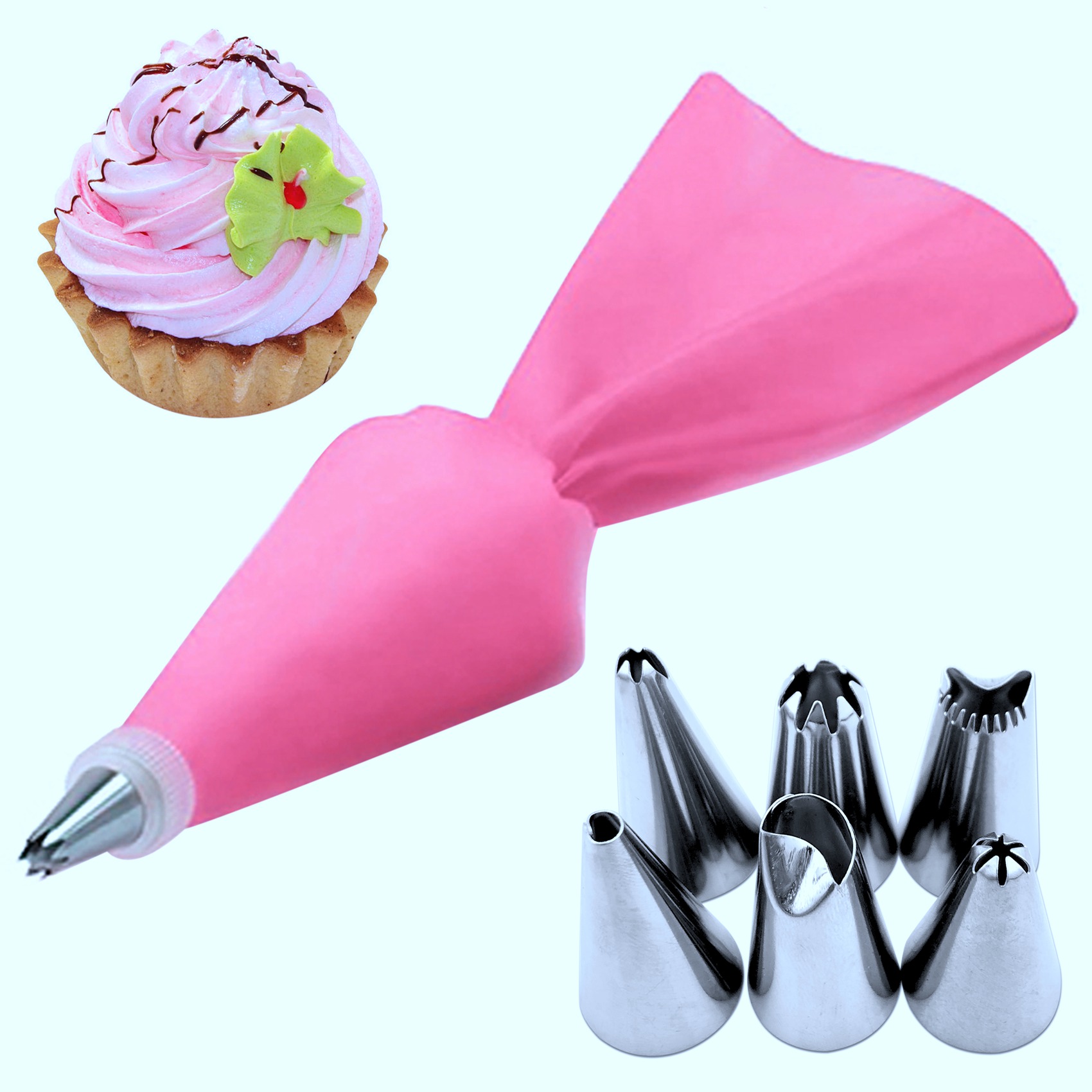 [NEWA08R] 8-teiliges Set Sprit – Decorating Tip Set Bewertung und Preis