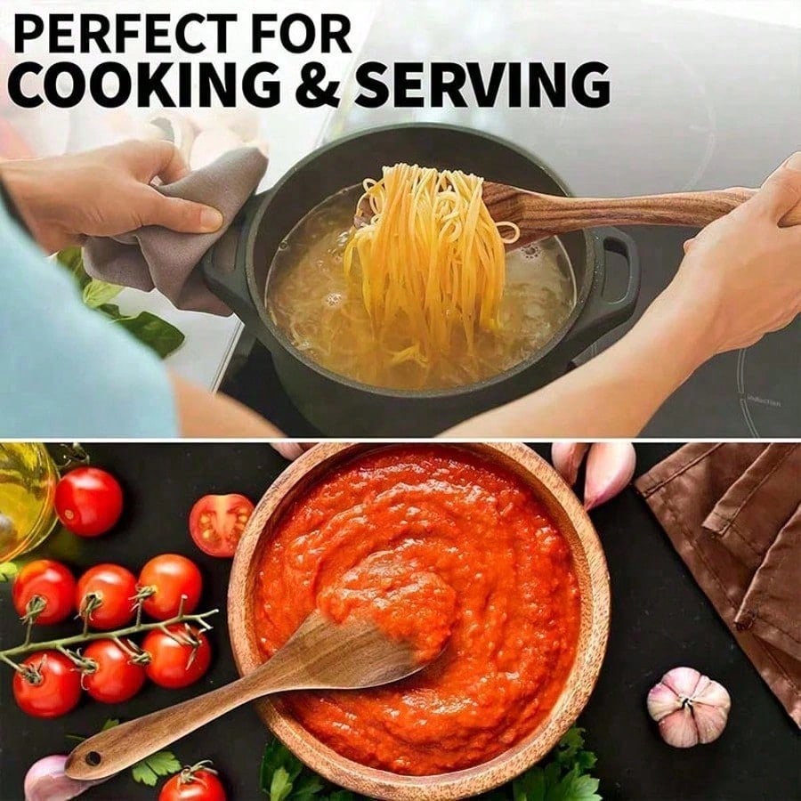 5 Stück Holzlöffel, robuste Kü – Kitchen Baking Utensils Bewertung und Preis