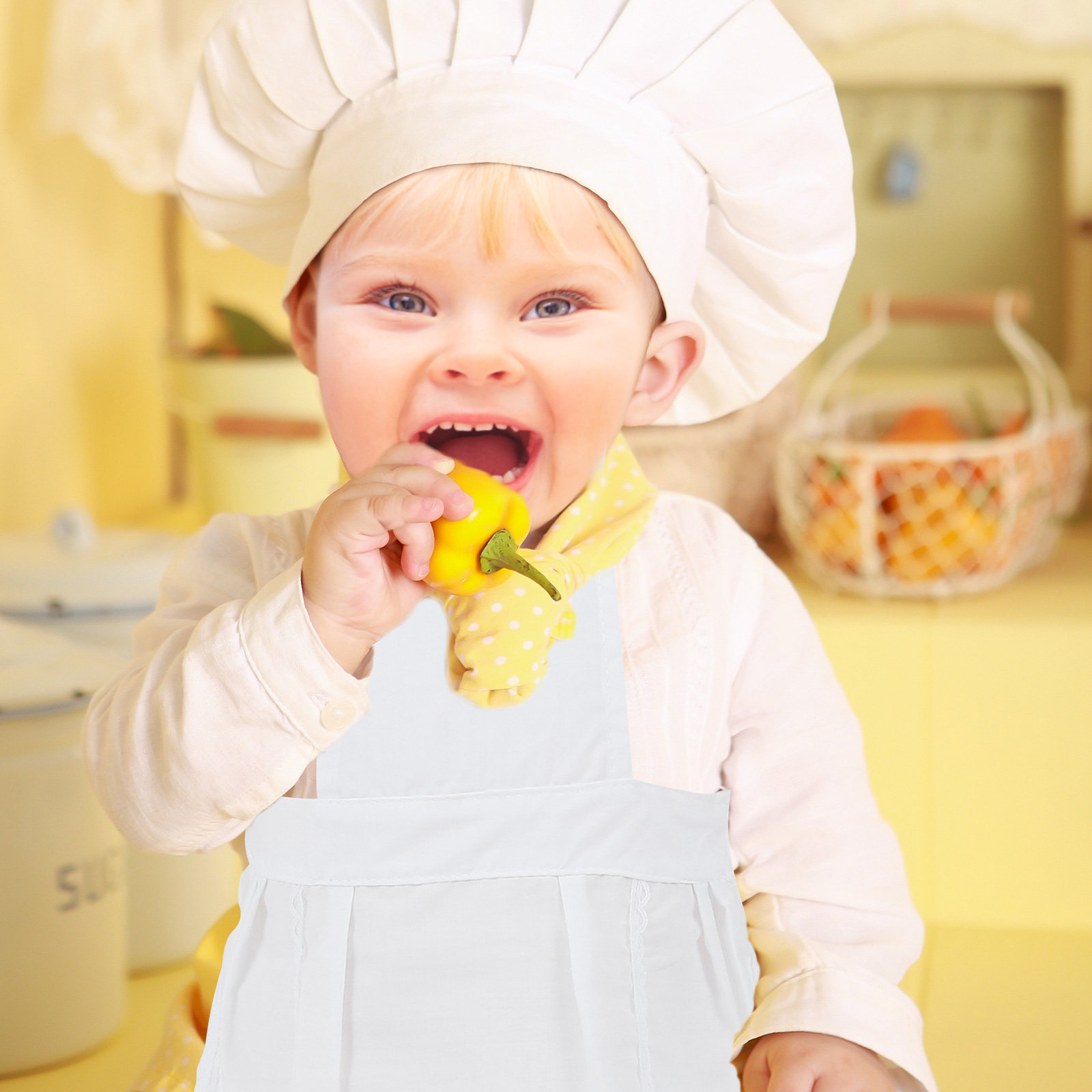 1 Set Kochmütze und Schürze fü – Kitchen Kids Baking Set Bewertung und Preis