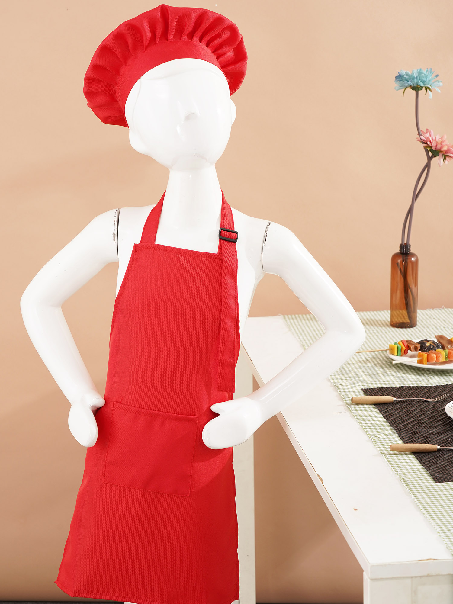 Unisex-Kinderschürzen, verstel – Kitchen Kids Baking Set Bewertung und Preis